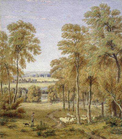 Oxford von der Hinksey-Fähre, 1852 von Joseph Mallord William Turner
